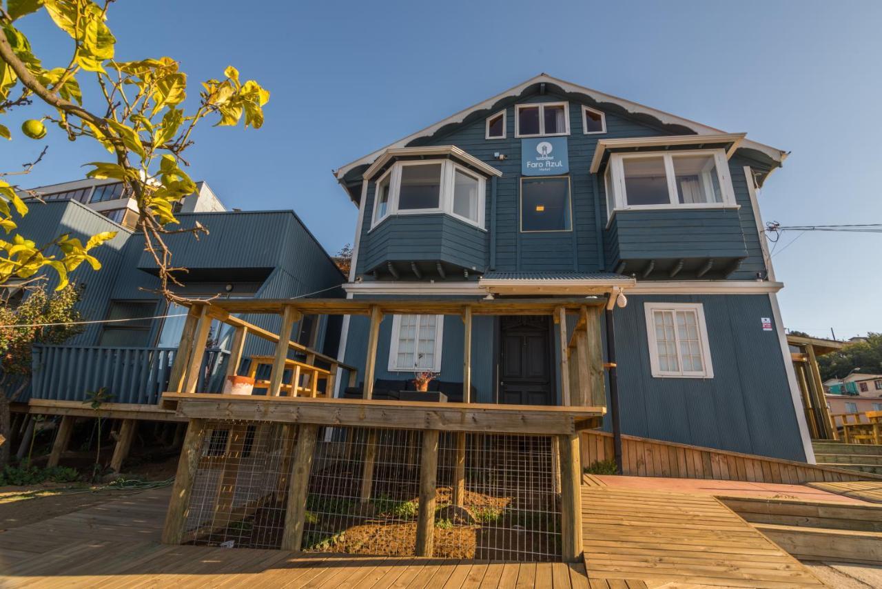 Hotel Faro Azul Valparaiso Cerro Alegre Eksteriør billede